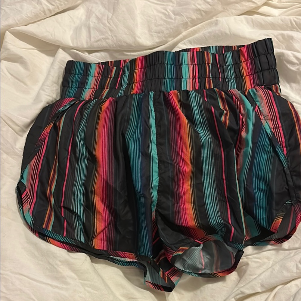 Crazy Train Striped Shorts